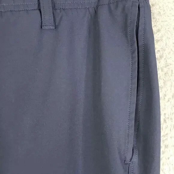 Under Armour UA Golf Pants Mens Size 36x30 Navy Blue Flat Front Performance - Picture 5 of 10